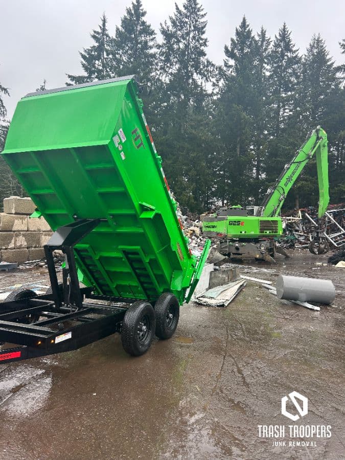 Trash Troopers branded truck — daily routes across the South Puget Sound